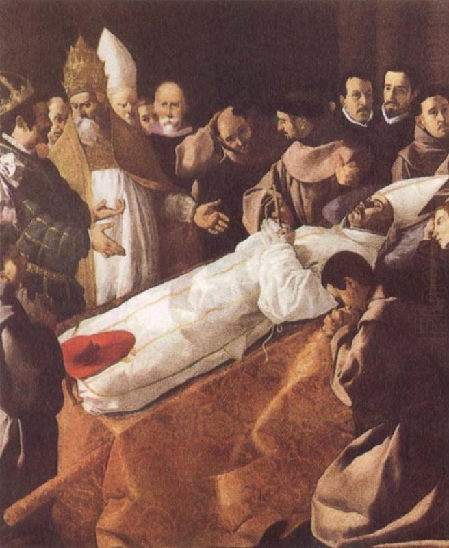The Lying-in-State of St Bonaventure, Francisco de Zurbaran